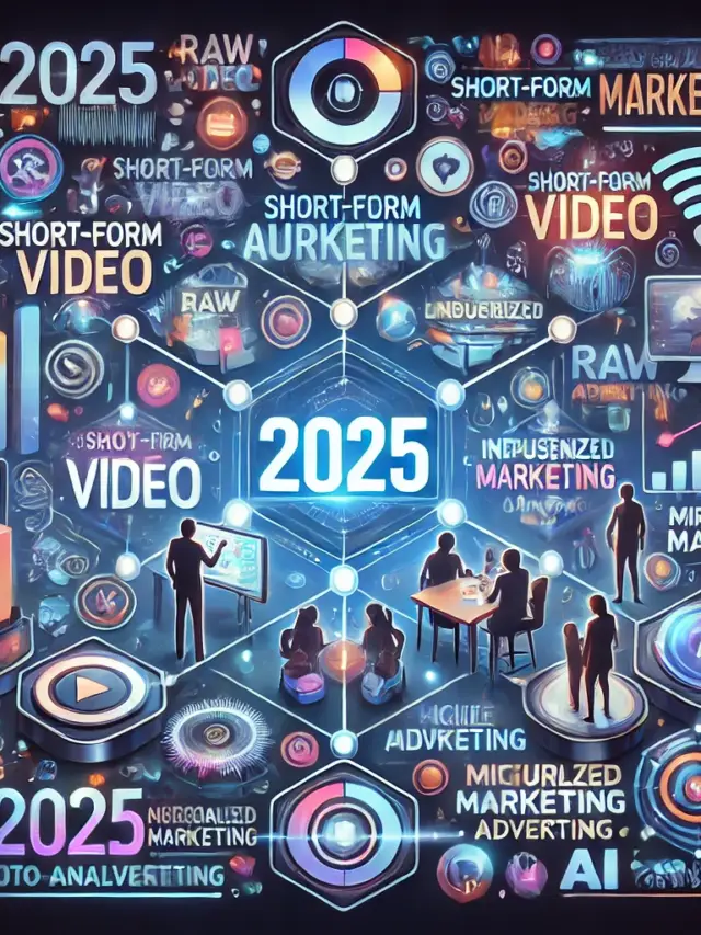 social media marketing trends 2025, short-form video, personalization, influencer collaborations, Doodle Genie campaigns, data-driven marketing, digital advertising trends.